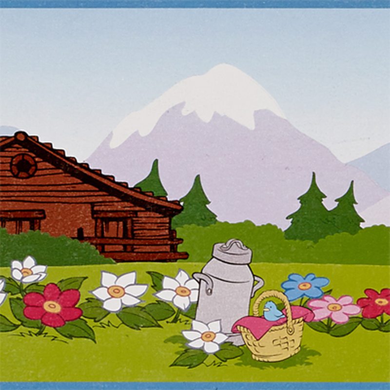 Frise vinyle HEIDI coloris barbapapa