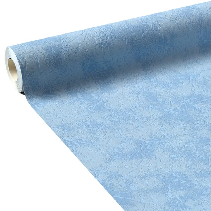 Papier peint vinyle ILITHYA coloris bleu ciel
