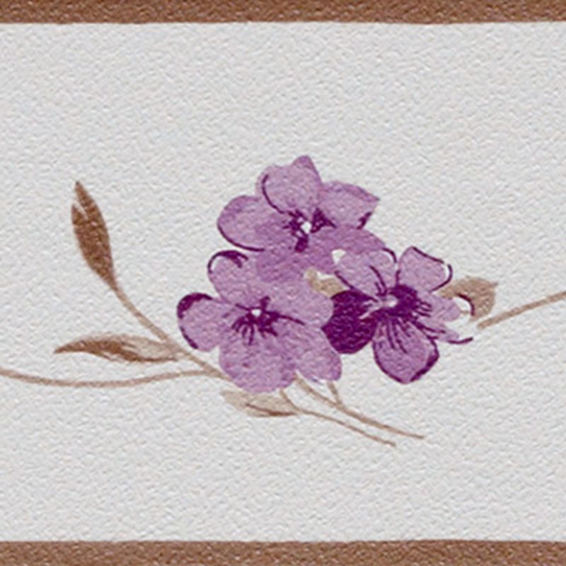 Frise LIBERTY FLOWER coloris blanc