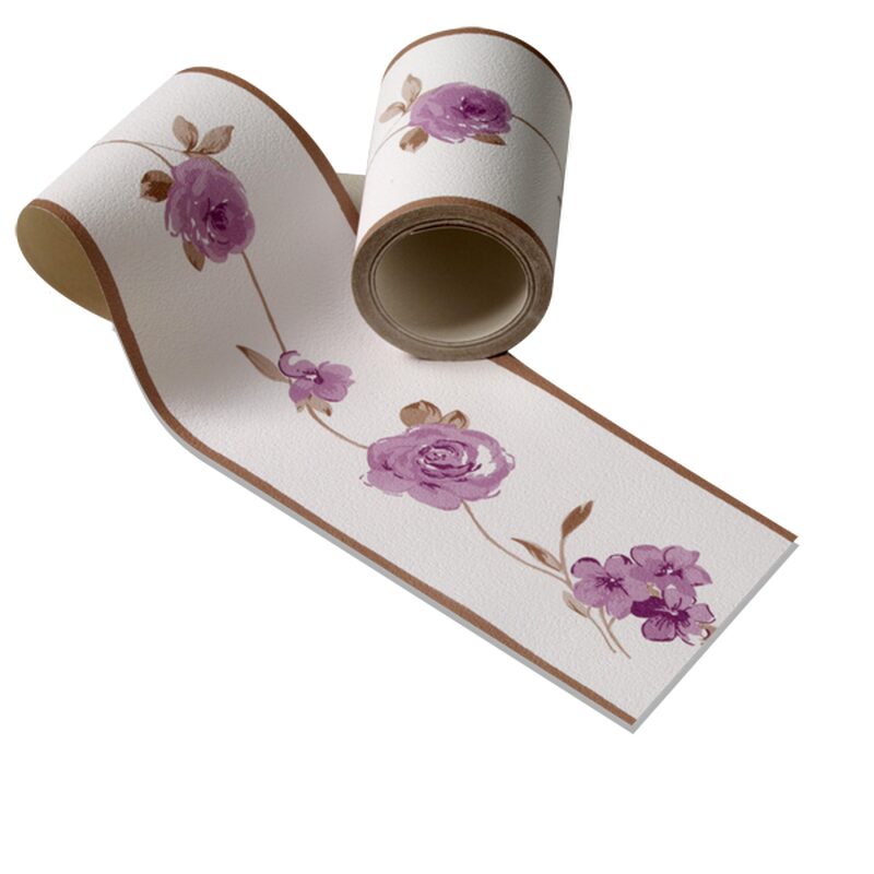Frise LIBERTY FLOWER coloris blanc