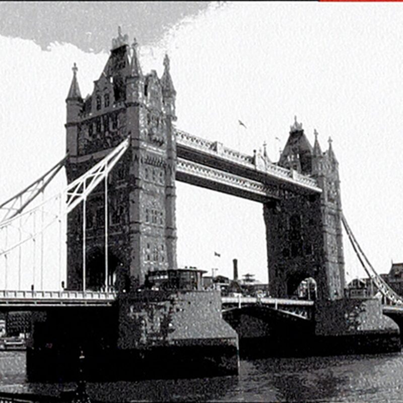 Papier peint LONDON coloris blanc