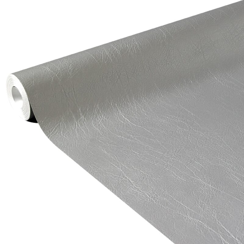 Papier peint intissé CRAZY CUIR coloris argent