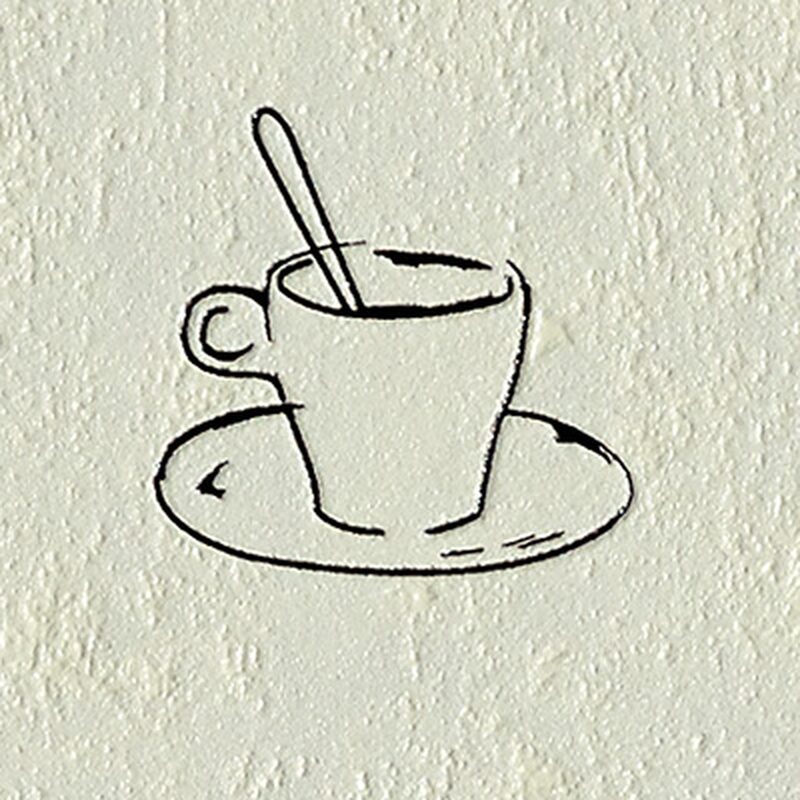 Papier peint vinyle ARABICA coloris écru