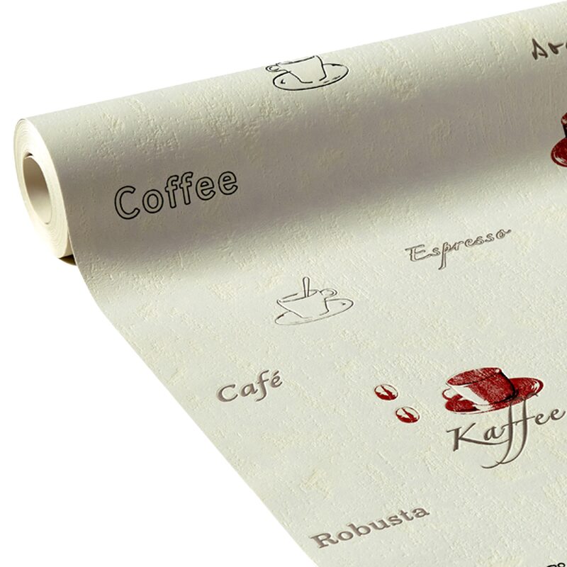Papier peint vinyle ARABICA coloris écru