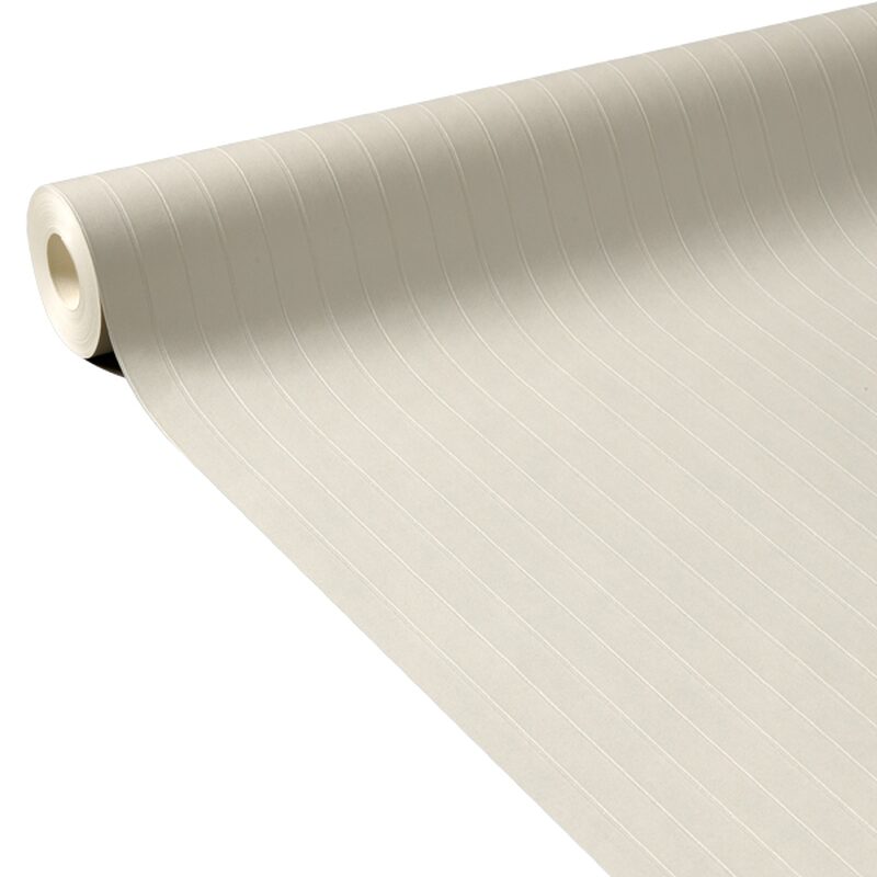Papier peint intissé LUXURY STRIPE coloris blanc nacre