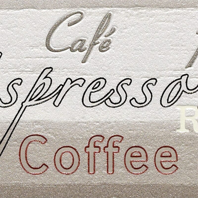 Frise vinyle ARABICA coloris cappuccino