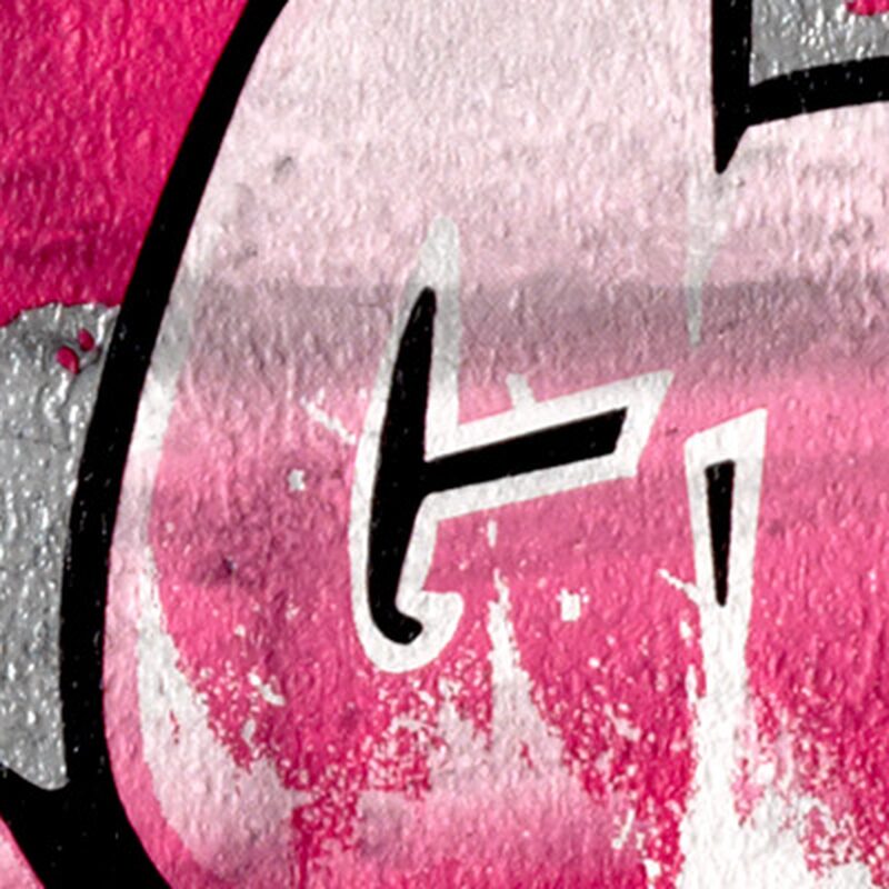 Papier peint TAG STREET coloris argent