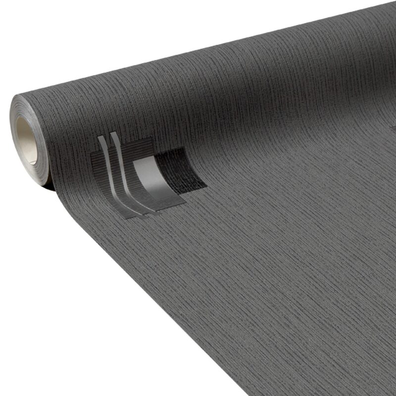 Papier peint vinyle GRIGIO coloris gris acier