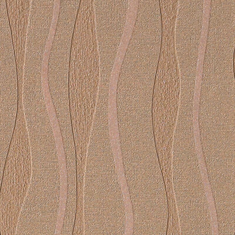 Papier peint vinyle ENTRELAC coloris cappuccino