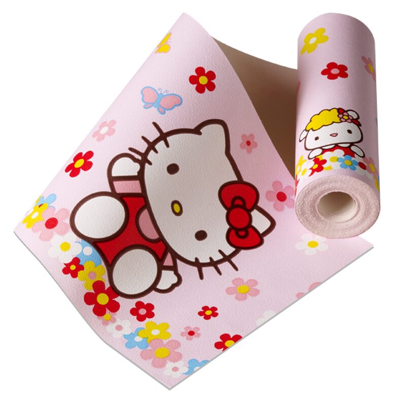 Frise HELLO KITTY coloris rose pastel