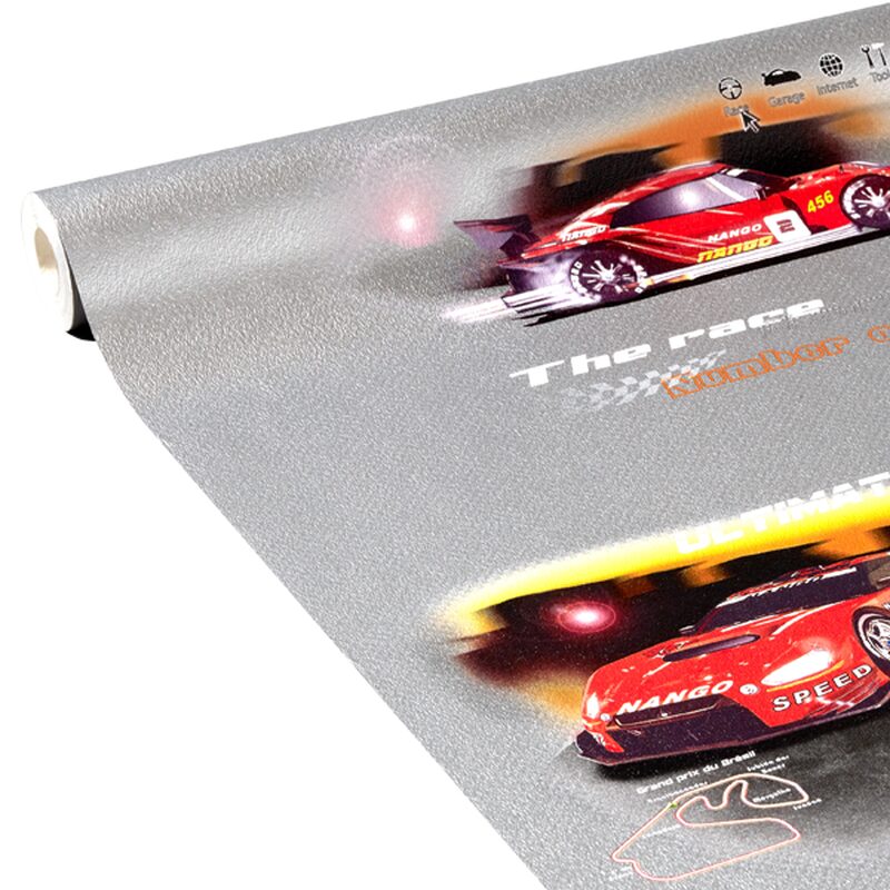 Papier peint ULTIMATE RUNNING coloris argent