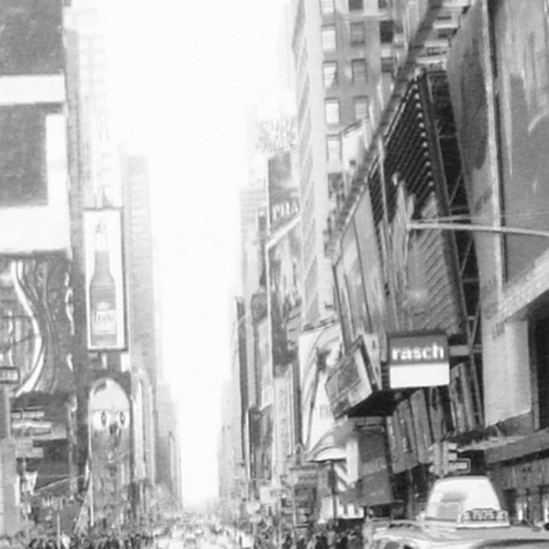 Frise NEW YORK STREET coloris gris béton