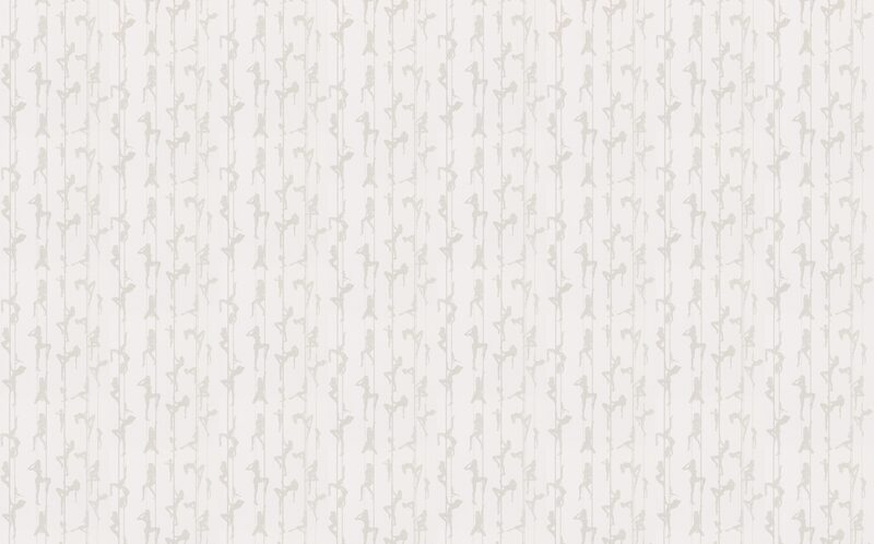 Papier peint TEMPTATION DANCE BY KOZIEL coloris blanc