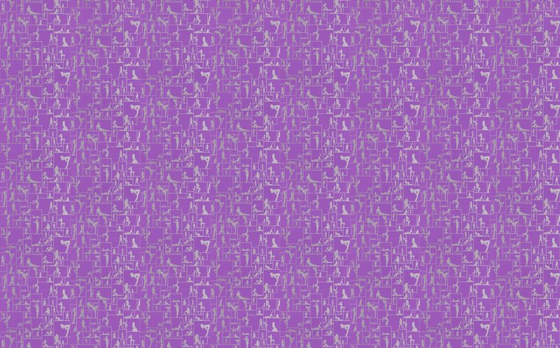 Papier peint TEMPTATION BY KOZIEL coloris violine