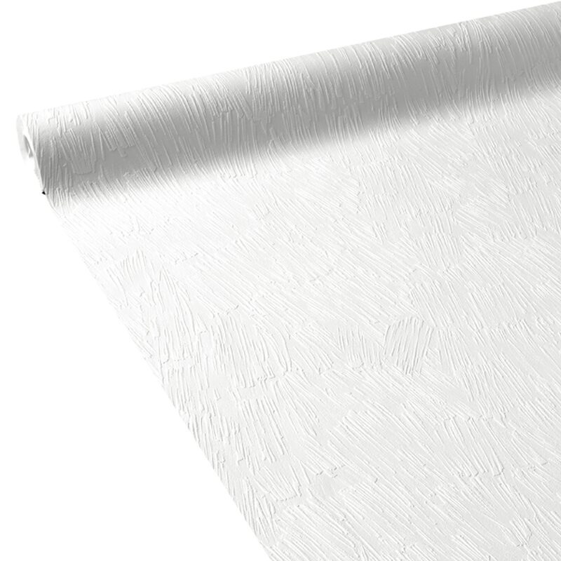 Papier peint intissé CLUB coloris blanc