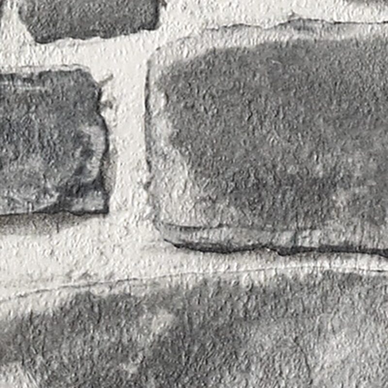 Papier peint GRAFFIT STONE coloris blanc