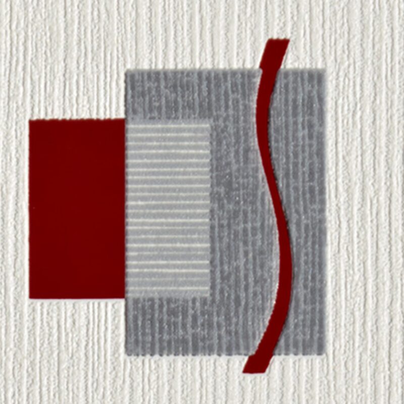 Papier peint vinyle GRIGIO coloris blanc