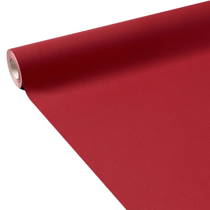 Papier peint vinyle RAGTIME coloris rouge coquelicot