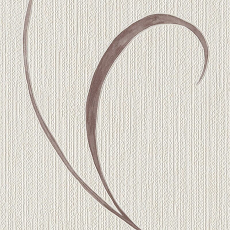 Papier peint vinyle ROMANTIC FLOWER coloris écru