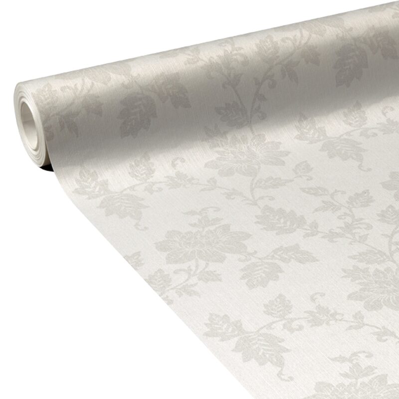 Textile sur intissé HAUTE COUTURE coloris blanc