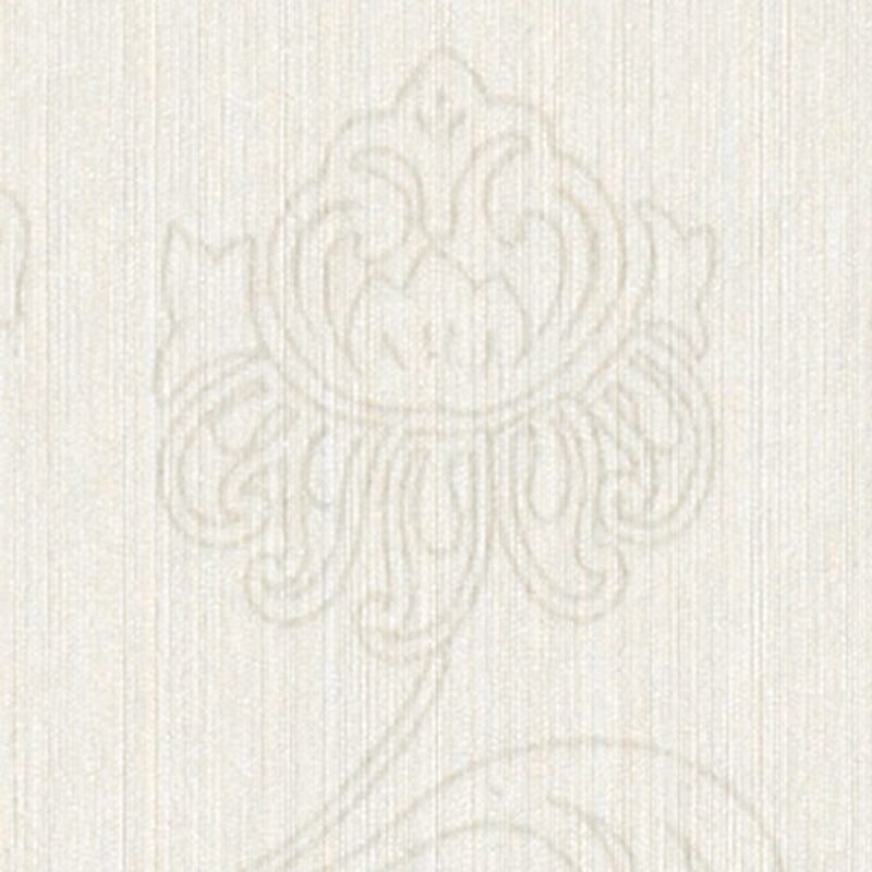 Textile sur intissé HAUTE COUTURE coloris blanc