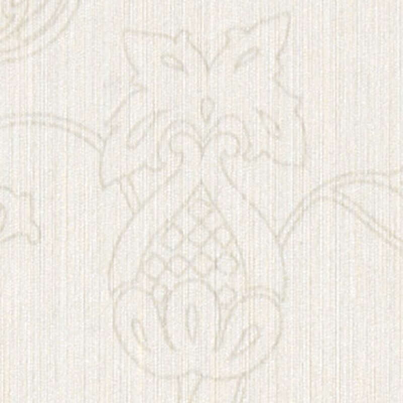 Textile sur intissé HAUTE COUTURE coloris blanc
