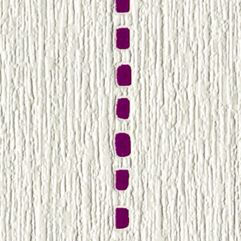 Papier peint vinyle TETRIS coloris blanc