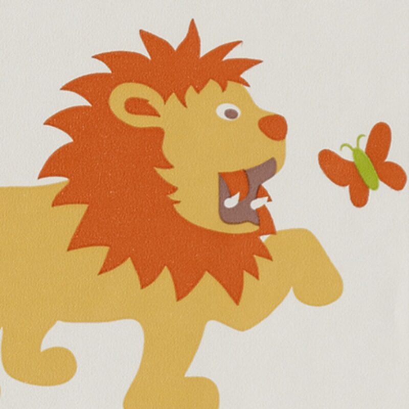 Papier peint SAFARI JUNGLE coloris blanc