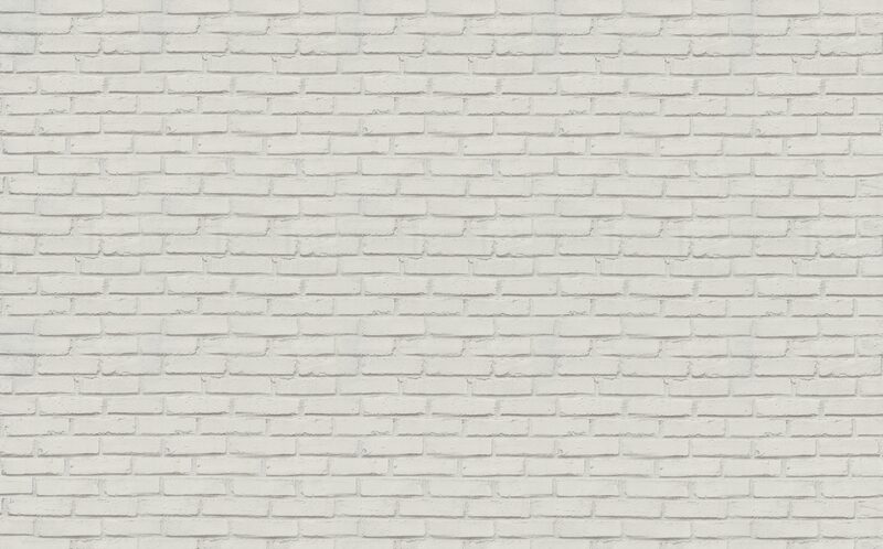 Papier peint vinyle LOFT BRIQUE coloris gris perle