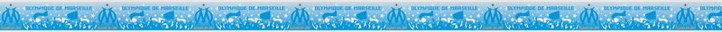 Frise OM OLYMPIQUE MARSEILLE coloris bleu ciel