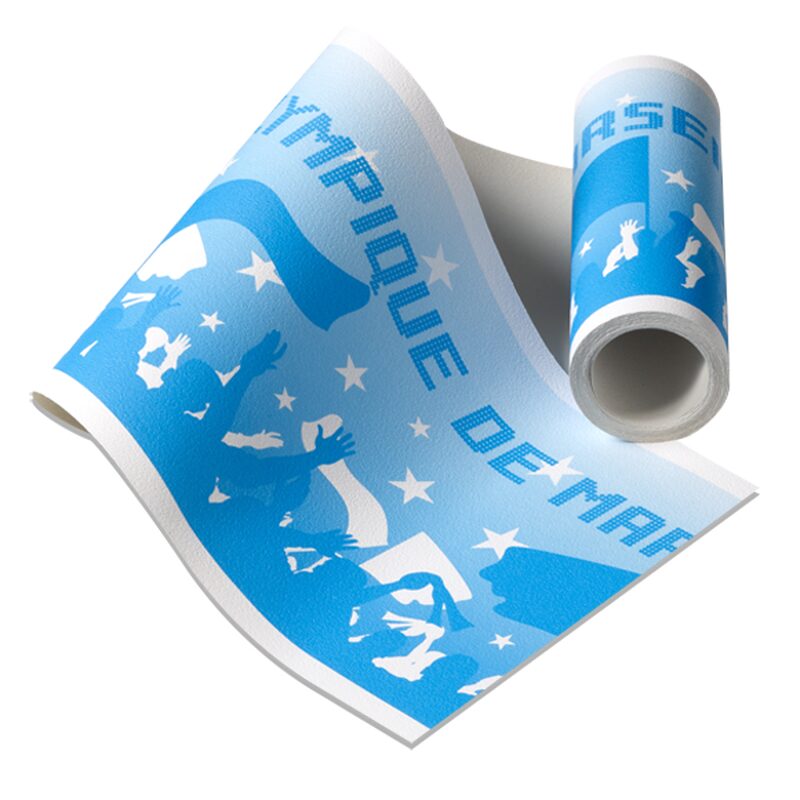 Frise OM OLYMPIQUE MARSEILLE coloris bleu ciel