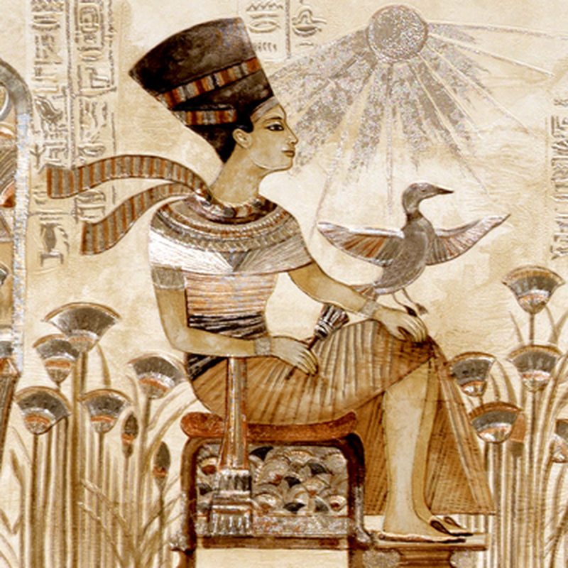 Frise EGYPTE coloris beige rosé