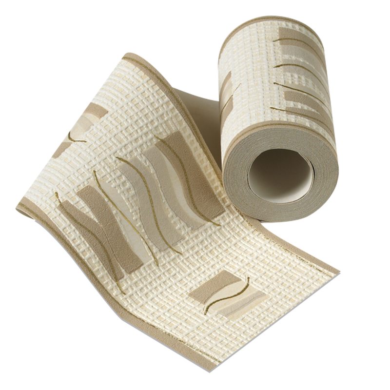 Frise vinyle MODERN WAVE coloris sable beige