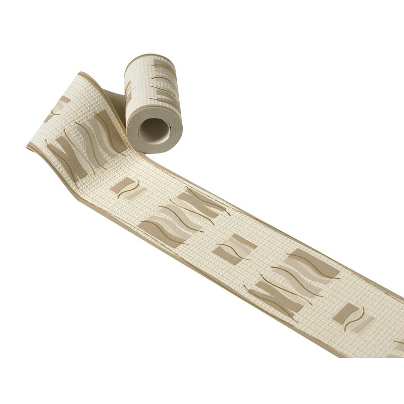 Frise vinyle MODERN WAVE coloris sable beige