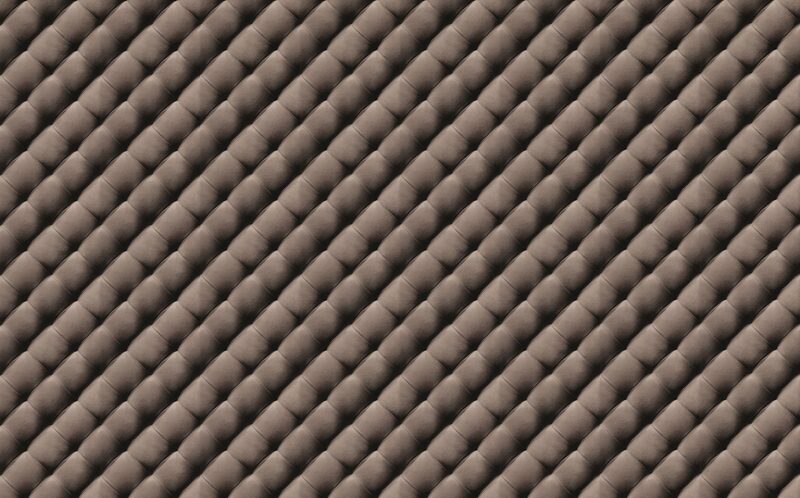 Papier peint intissé CAPITONNE DESIGN coloris chocolat