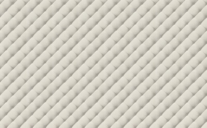 Papier peint intissé CAPITONNE DESIGN coloris gris de lin
