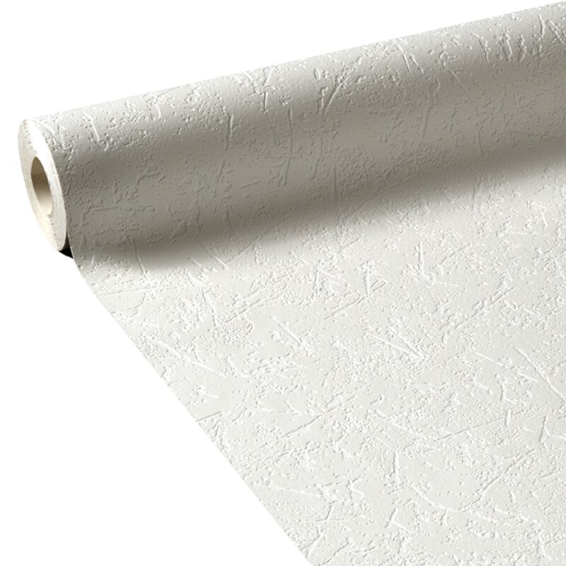 Papier peint vinyle ILITHYA coloris blanc