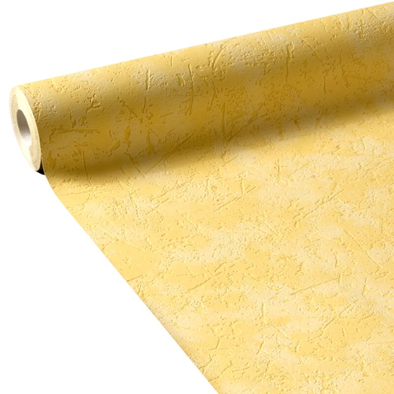 Papier peint vinyle ILITHYA coloris jaune maïs