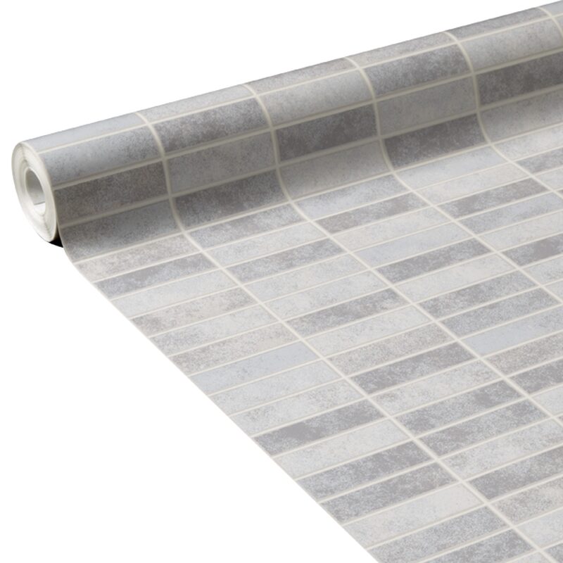 Papier peint intissé RIVIERA coloris gris fumé