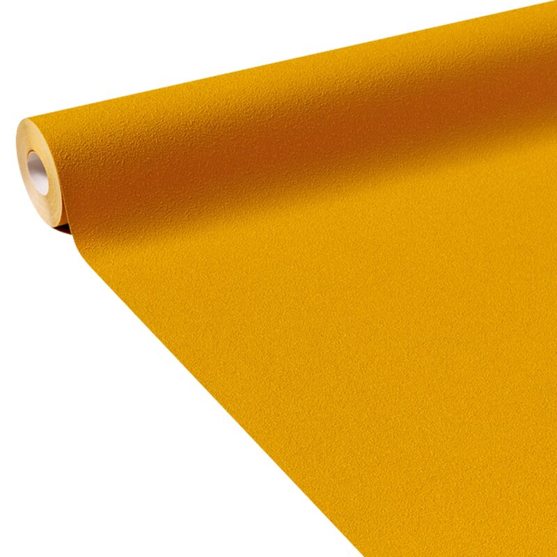 Papier peint intissé INFINITY coloris jaune curry