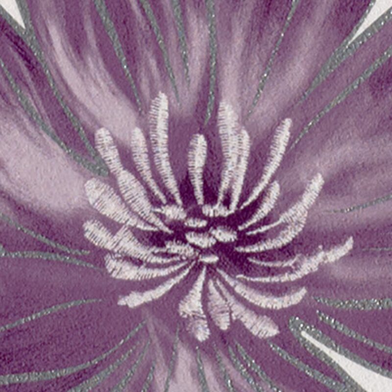 Papier peint VANINA FLOWER coloris blanc