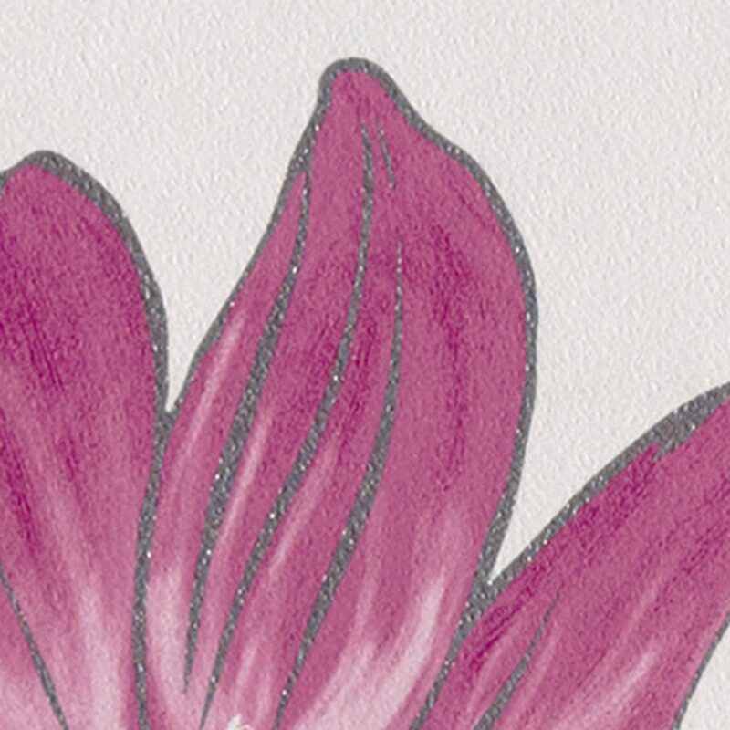 Papier peint VANINA FLOWER coloris blanc