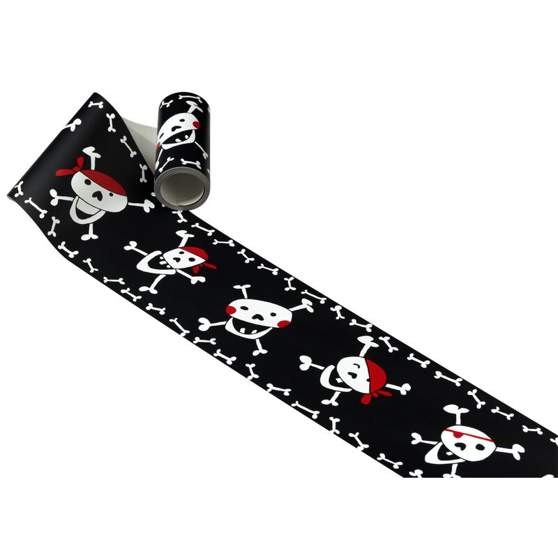 Frise vinyle CAPTAIN PIRATE coloris noir