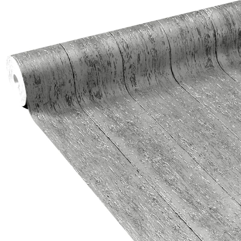 Papier peint vinyle ADVENTURE coloris argent