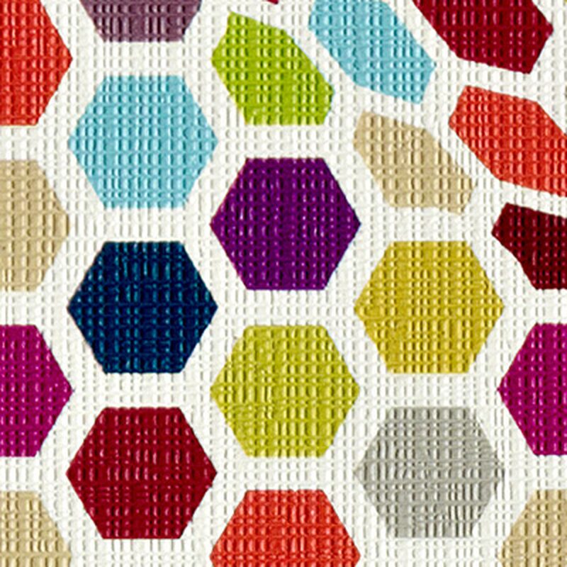 Papier peint intissé DIAMOND coloris blanc