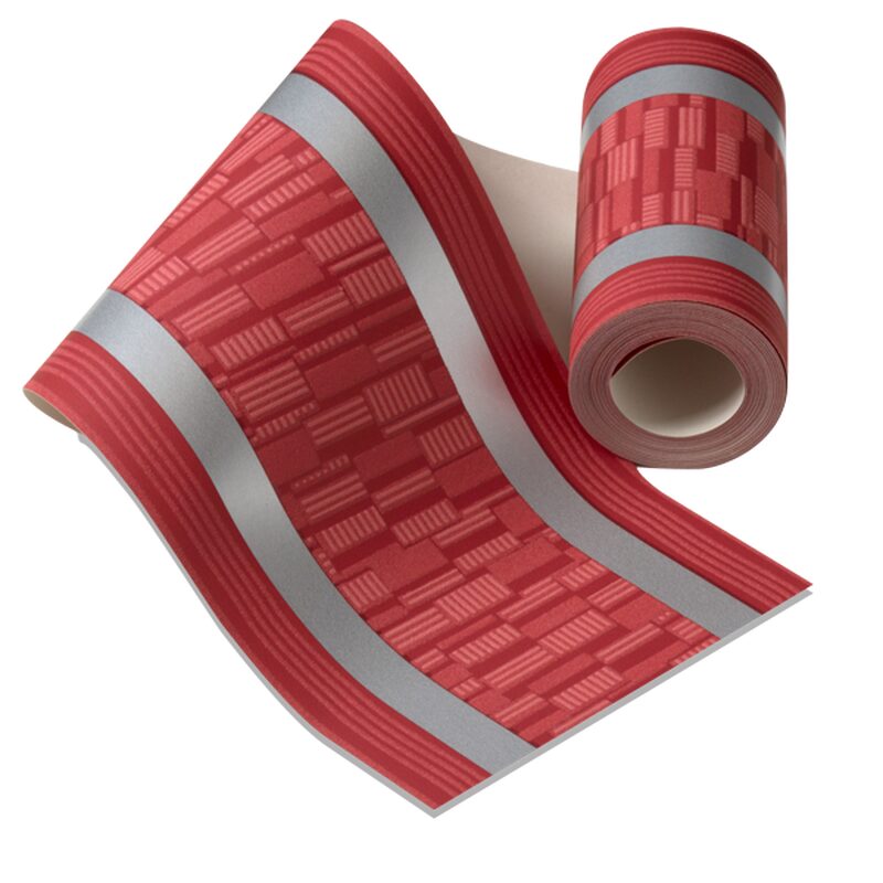 Frise vinyle CALY coloris rouge grenadine