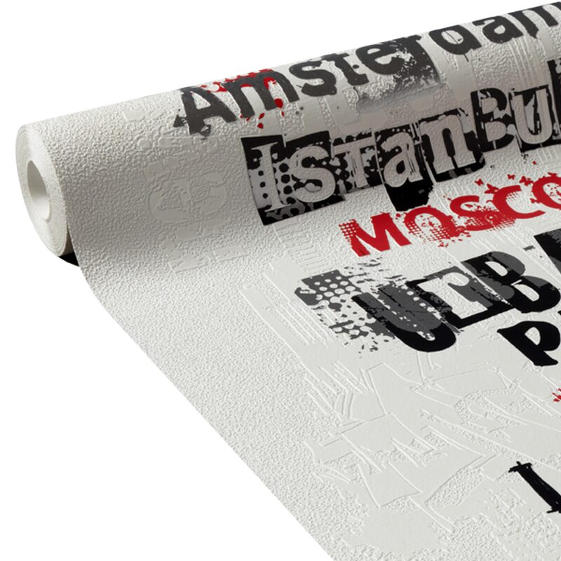 Papier peint intissé GRAFIC ART coloris blanc