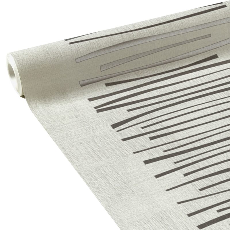 Papier peint intissé LIBERTA coloris gris de lin