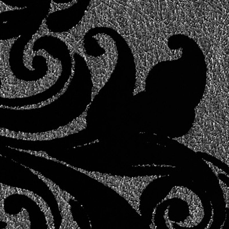 Papier peint intissé floqué KINKY VINTAGE coloris noir