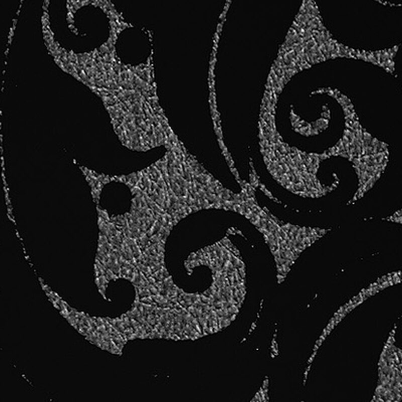Papier peint intissé floqué KINKY VINTAGE coloris noir